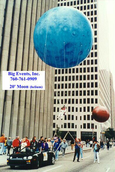 20' Moon - Helium Parade Balloon