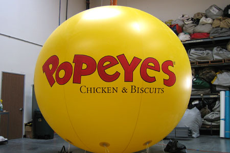10' Popeyes Helium Balloon