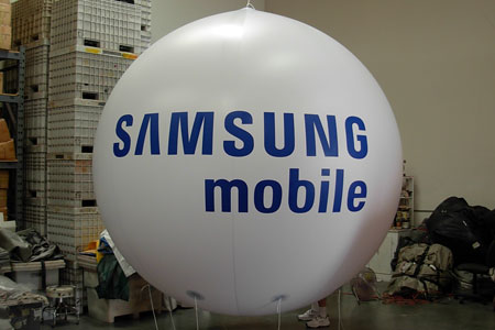 10' Samsung MobileHelium Balloon