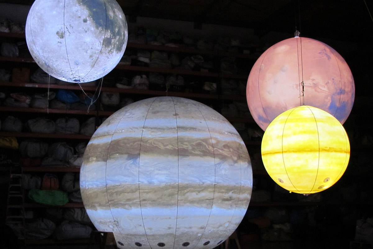 Lighted Helium Sphere