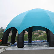 Inflatable Tent Teal Blue