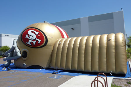 49ers Football Helmet